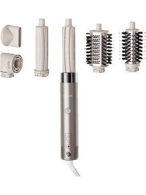 6-in-1 Hot Air Hair Styler & Dryer - Fast Drying, Curling, Smoothing, Volumizing